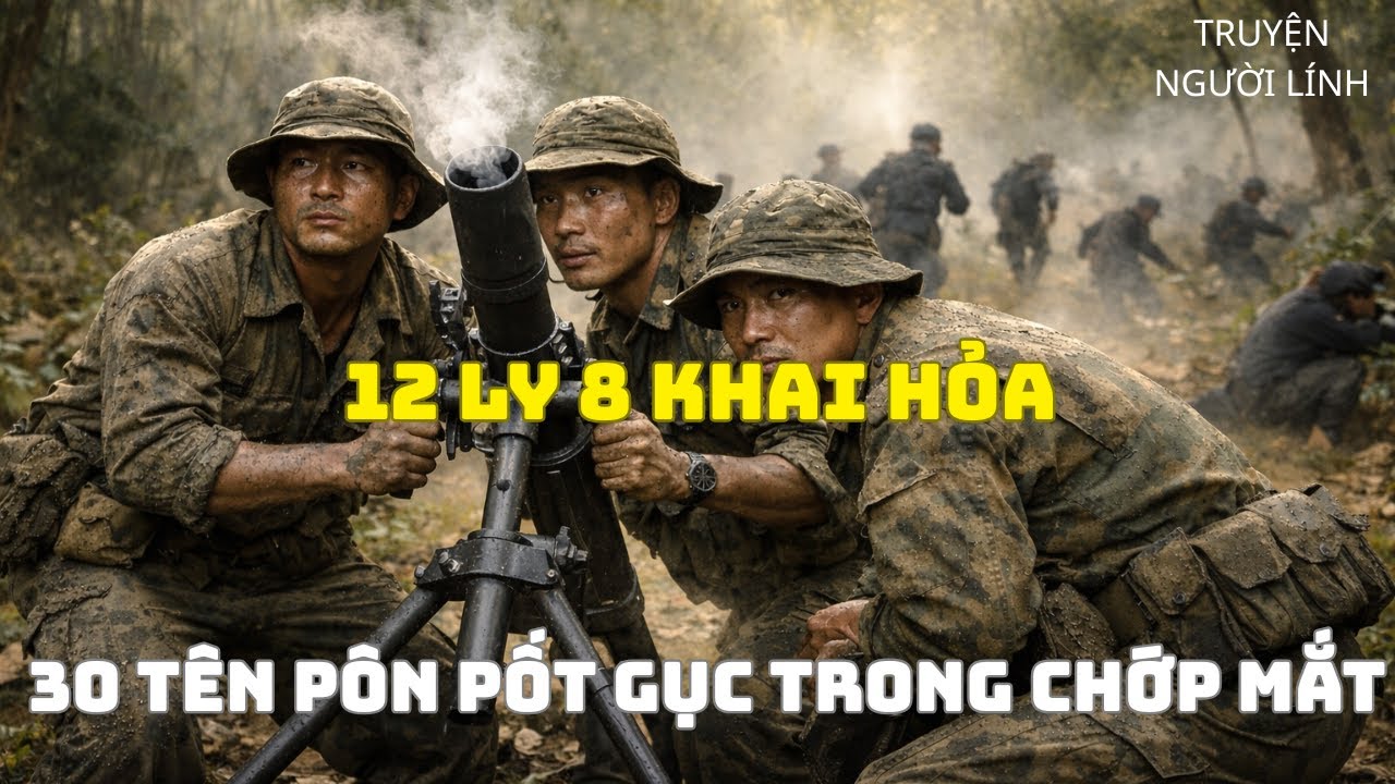 12 Ly 8 Khai Hỏa – 30 Tên Pôn Pốt Gục Trong Chớp Mắt|Lính Thời Chiến