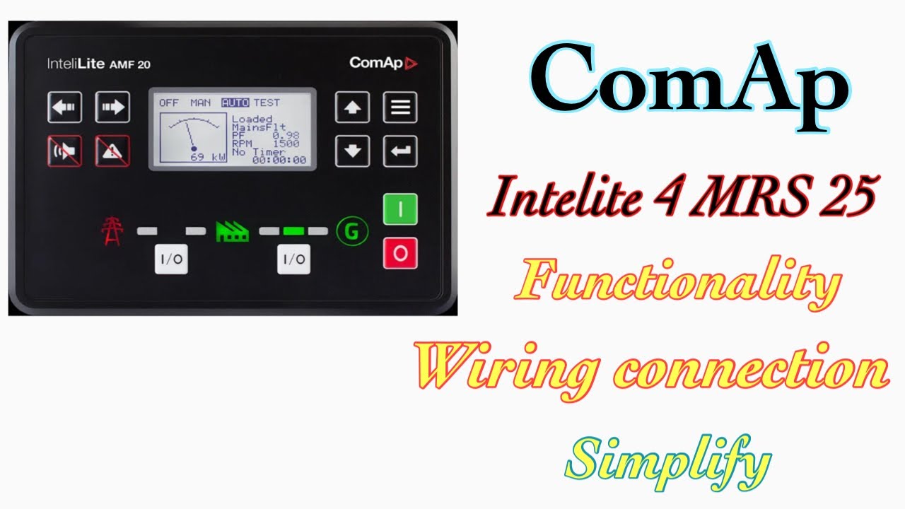 COMAP InteLite4 MRS25 wiring connection and functionality simplify benzblogs