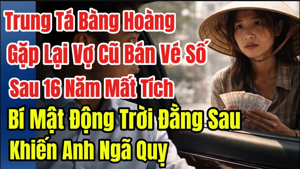 Trung Tá Bàng Hoàng Gặp Lại Vợ Cũ Bán Vé Số Mưu Sinh Sau 16 Năm Mất Tích. Bí Mật Động Trời Khiến Anh