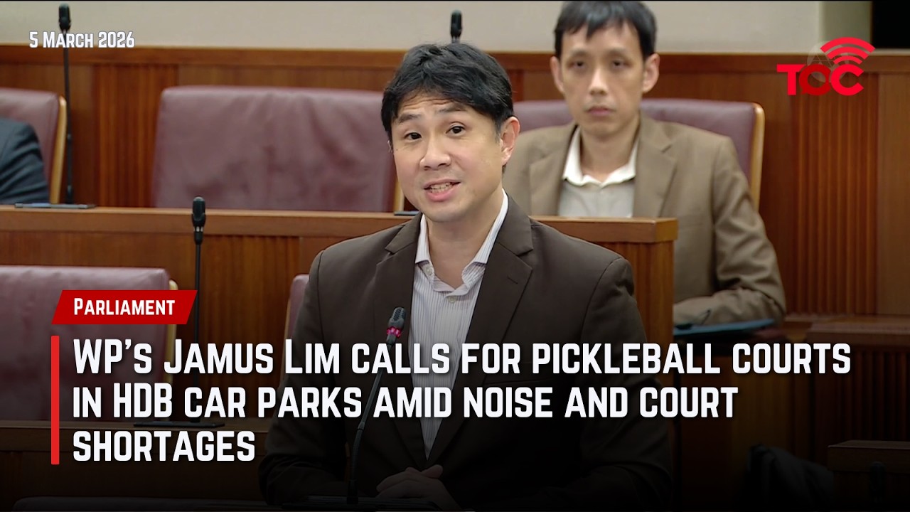 WP’s Jamus Lim calls for pickleball courts in HDB car parks amid noise and court shortages