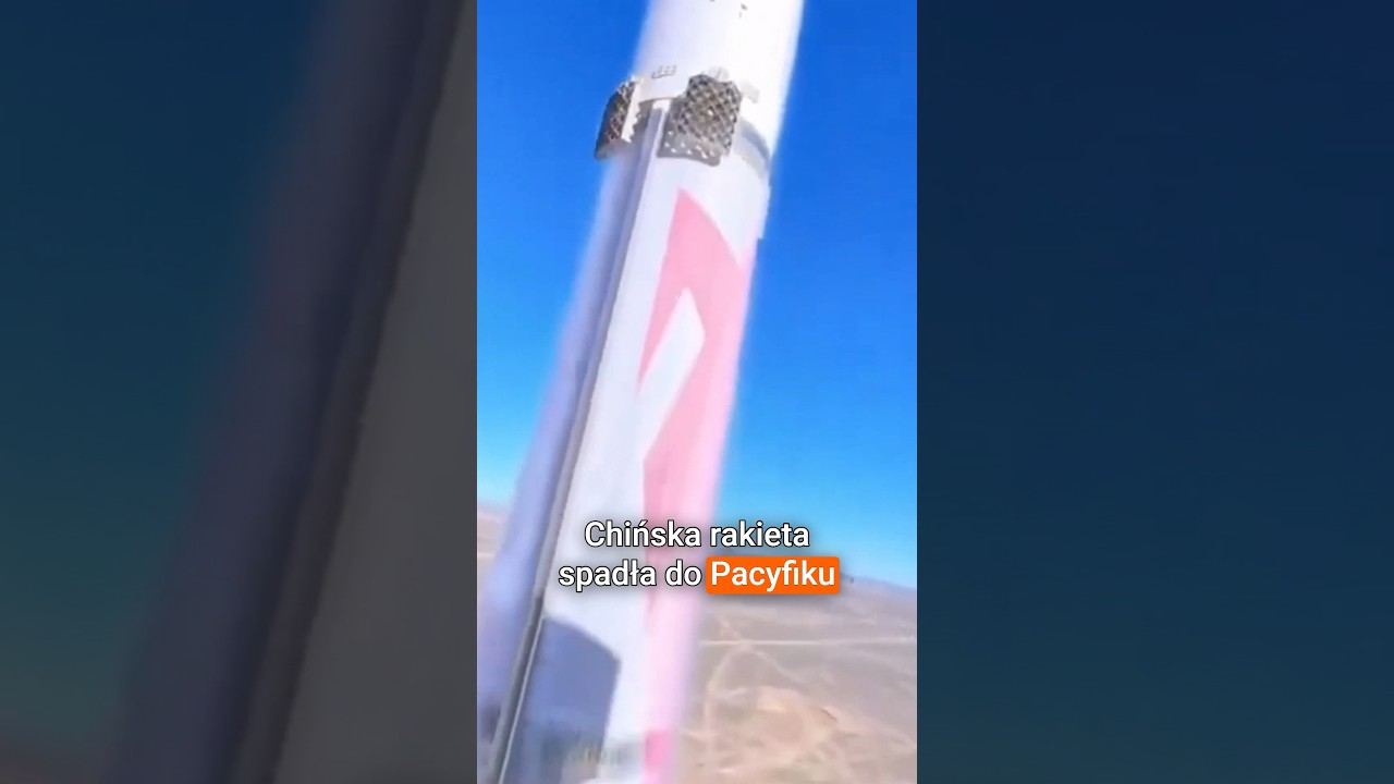 Chińska rakieta ZQ-3 spadła do Pacyfiku 