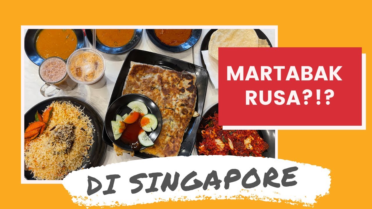 SINGAPORE LOCAL FARE: DEER MURTABAK (MARTABAK RUSA) @ ZAM ZAM (IND/ENG)