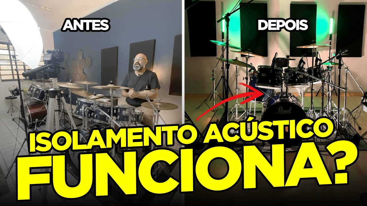 COMO FAZER UM ISOLAMENTO ACÚSTICO PARA TOCAR BATERIA