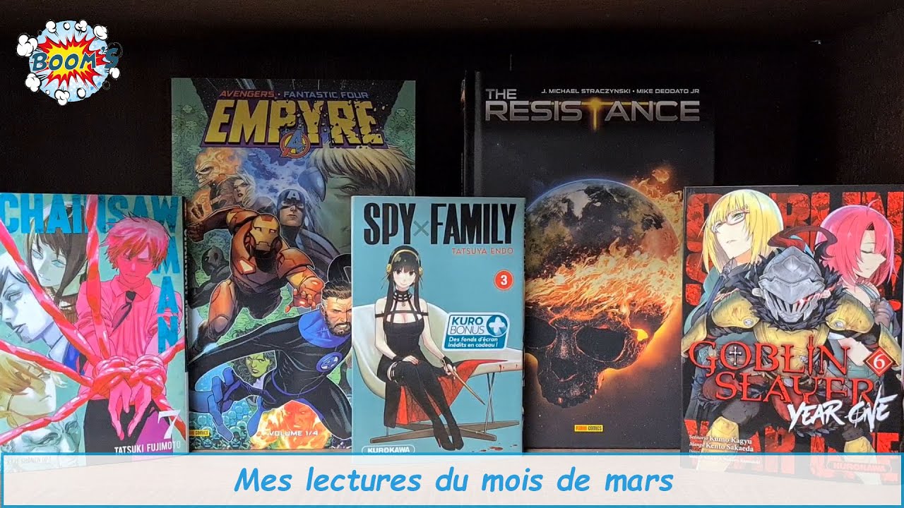 Mes lecture du mois de mars 2021