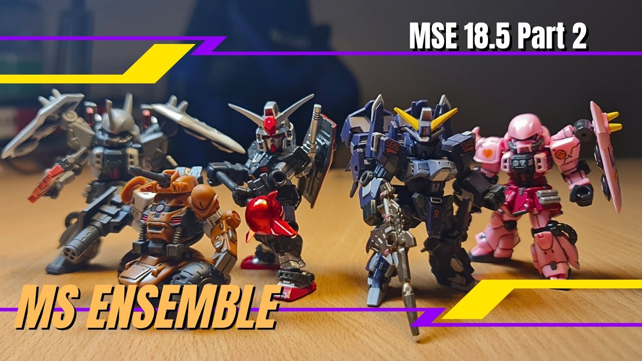 Effort Build-MS Ensemble Part 18.5 Pt.2-Complete!!! Protoype Gundam & Silver Bullet Suppressor