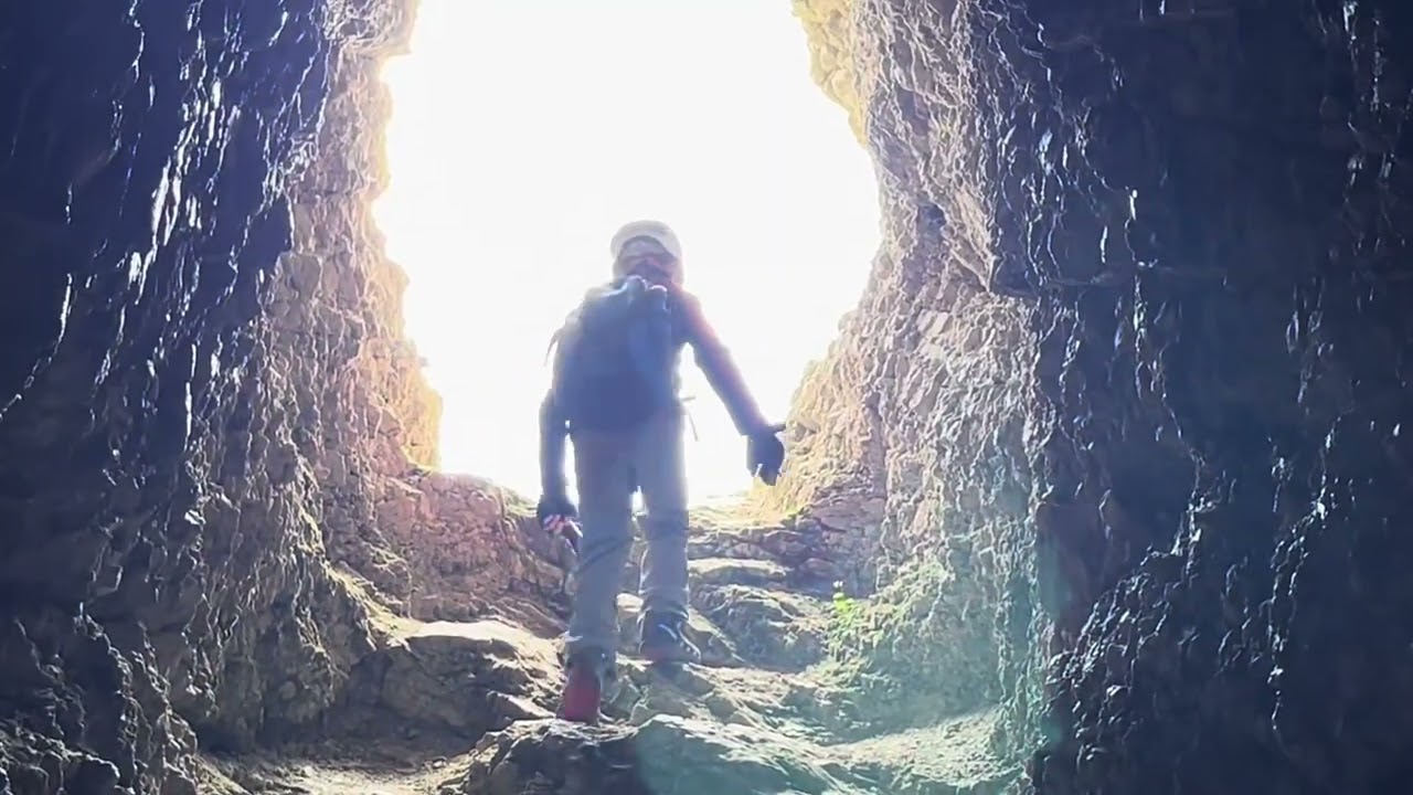 Galleria del Lagazuoi in discesa.