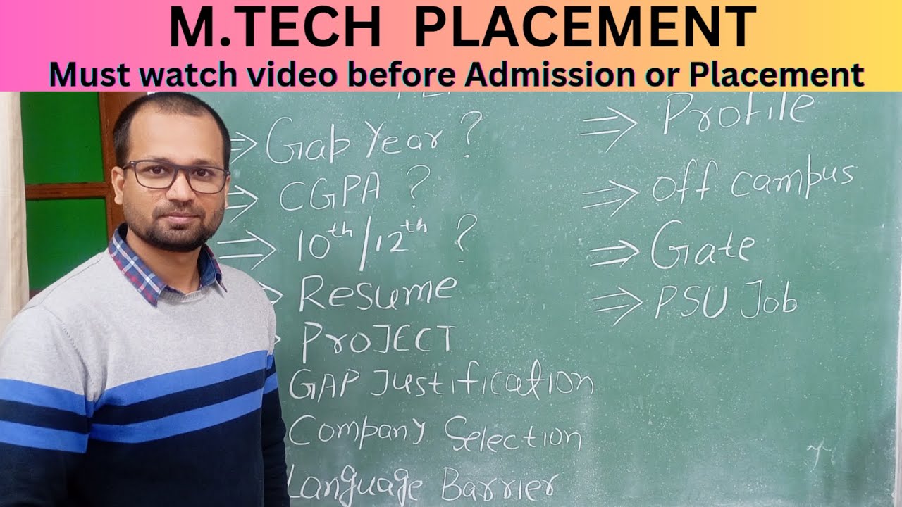 M.TECH Placement Uncovered Fact || Campus Tips & M.Tech Admission Must-Knows #placementtips #mtech
