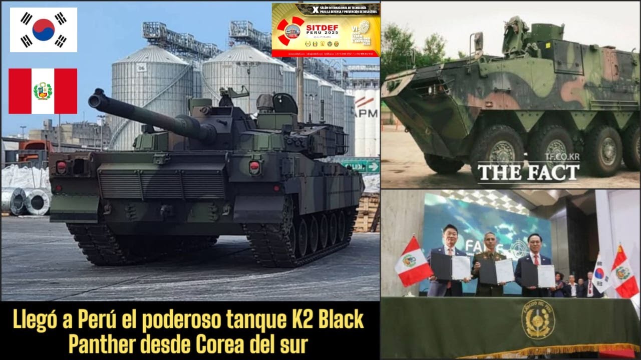 Llego al Perú el poderoso Tanque Black panther desde corea del Sur