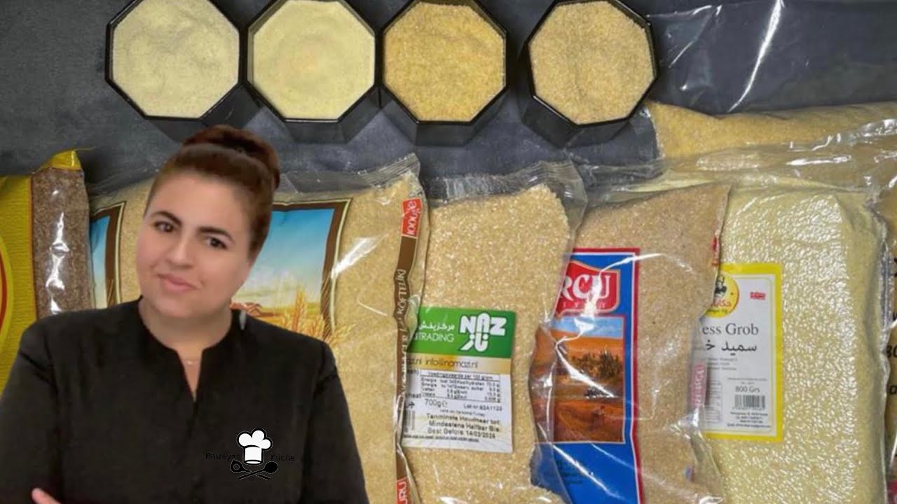 فرق بين الجريش والبرغل والسميد (والجريش لها  أسماء أخرة )