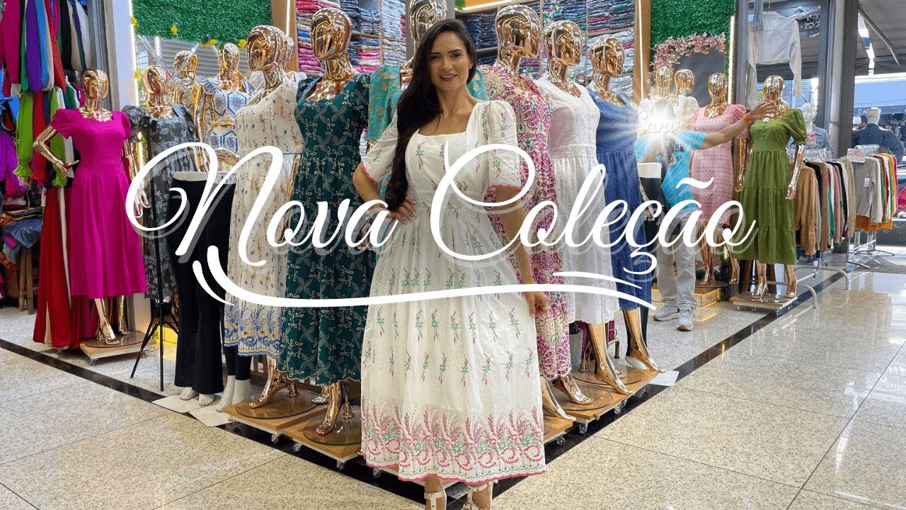 VESTIDOS Lindos Midi e Longo | Nova Coleção #brás #vestidos #modamodesta