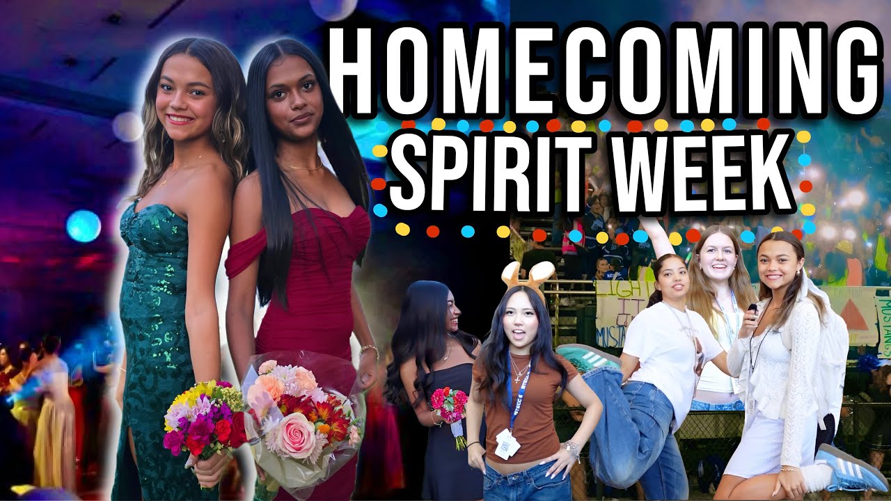 High School SPIRIT WEEK in My Life | Homecoming Dance 2025 🎉