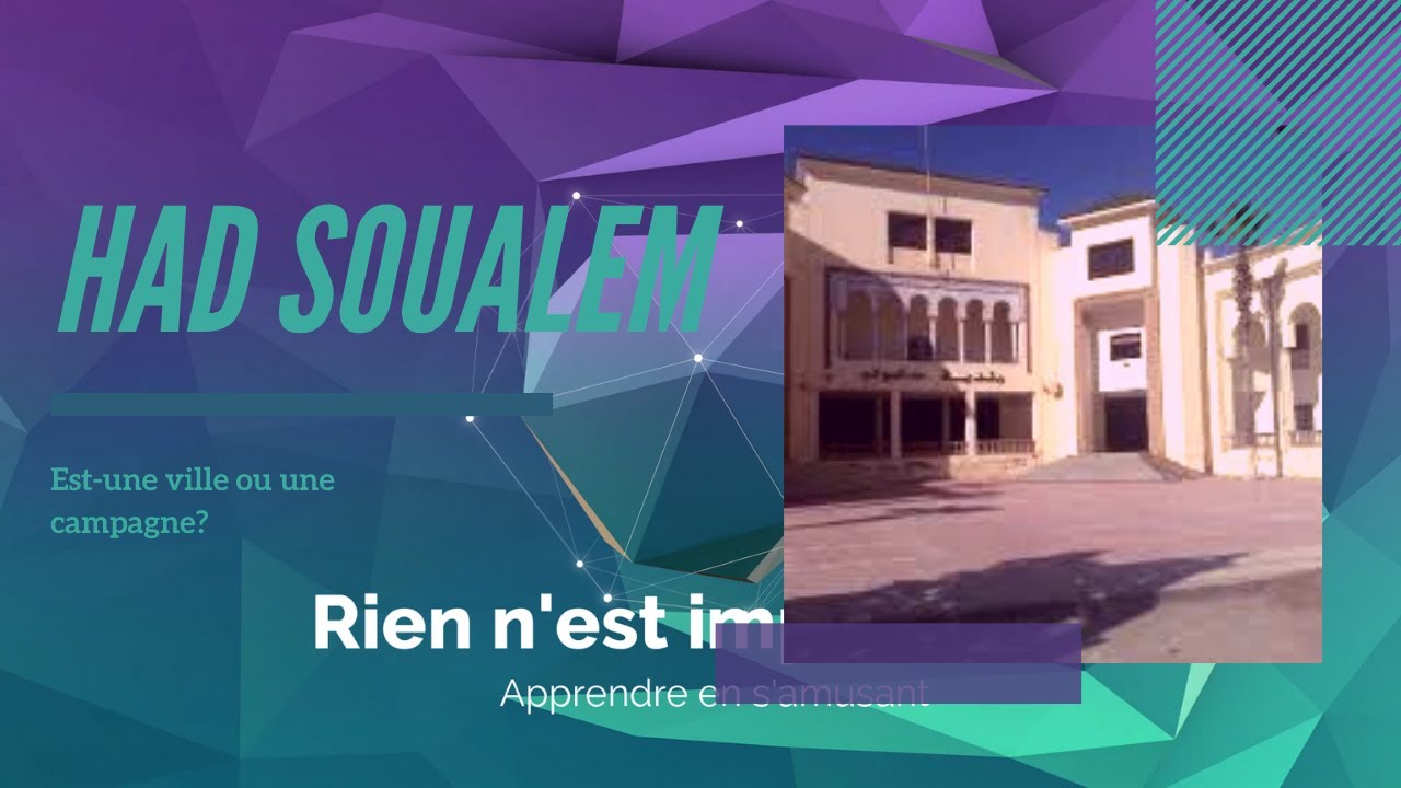 Had Soualem, une ville en plein d&eacute;veloppement! (entier)