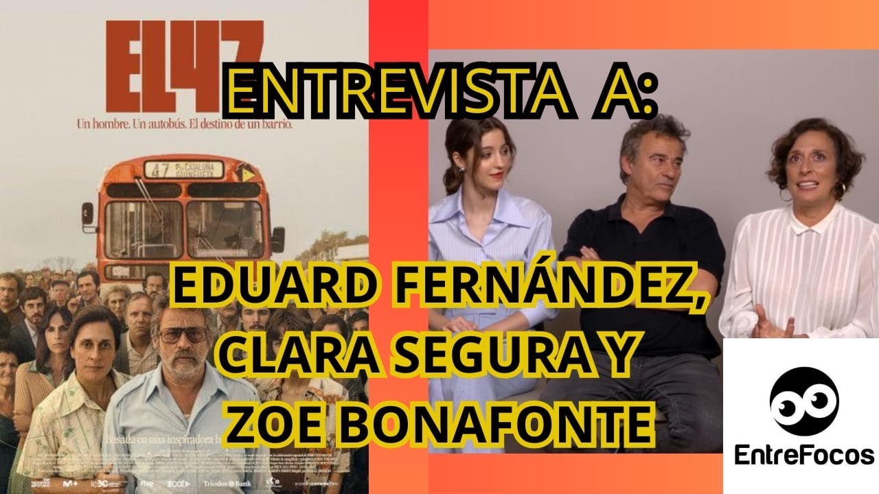 Zoe Bonafonte, Eduard Fernández y Clara Segura: 