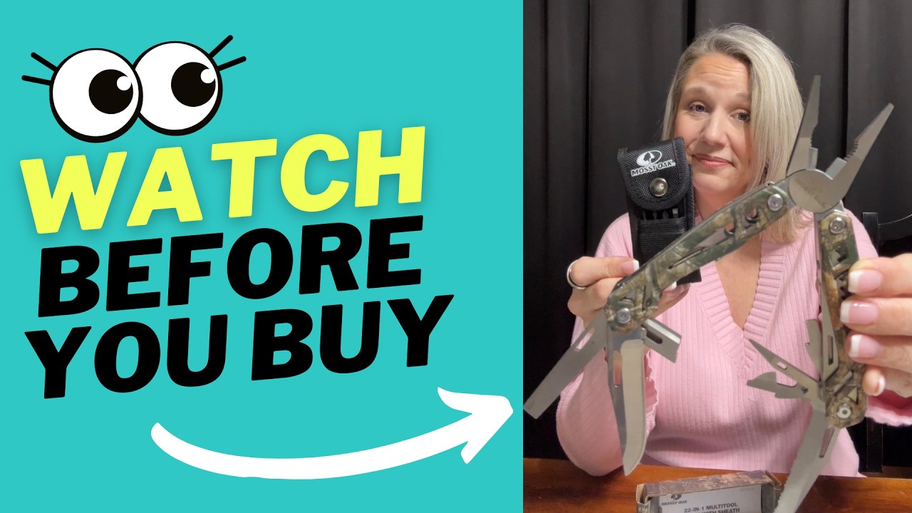 Ultimate Mossy Oak Multitool #amazonfinds #amazonreview #ad #mossyoak #multitool #campinggear #tools