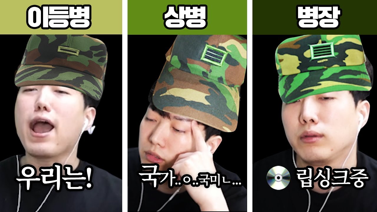 군대에서 계급별 복무신조 복창하는 방법