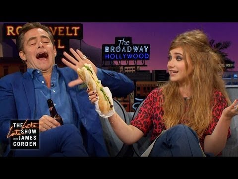Chris Pine Can't Stop Eating - TV SHOW ENTERNEIMAN