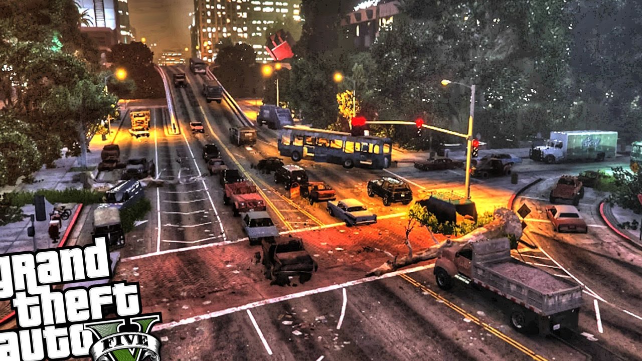 AMAZING! Abandoned Los Santos - GTA 5 PC MOD