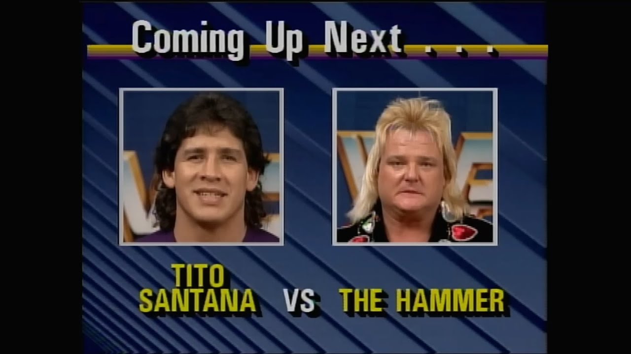 FULL MATCH: Tito Santana vs Greg The Hammer Valentine - December 1988