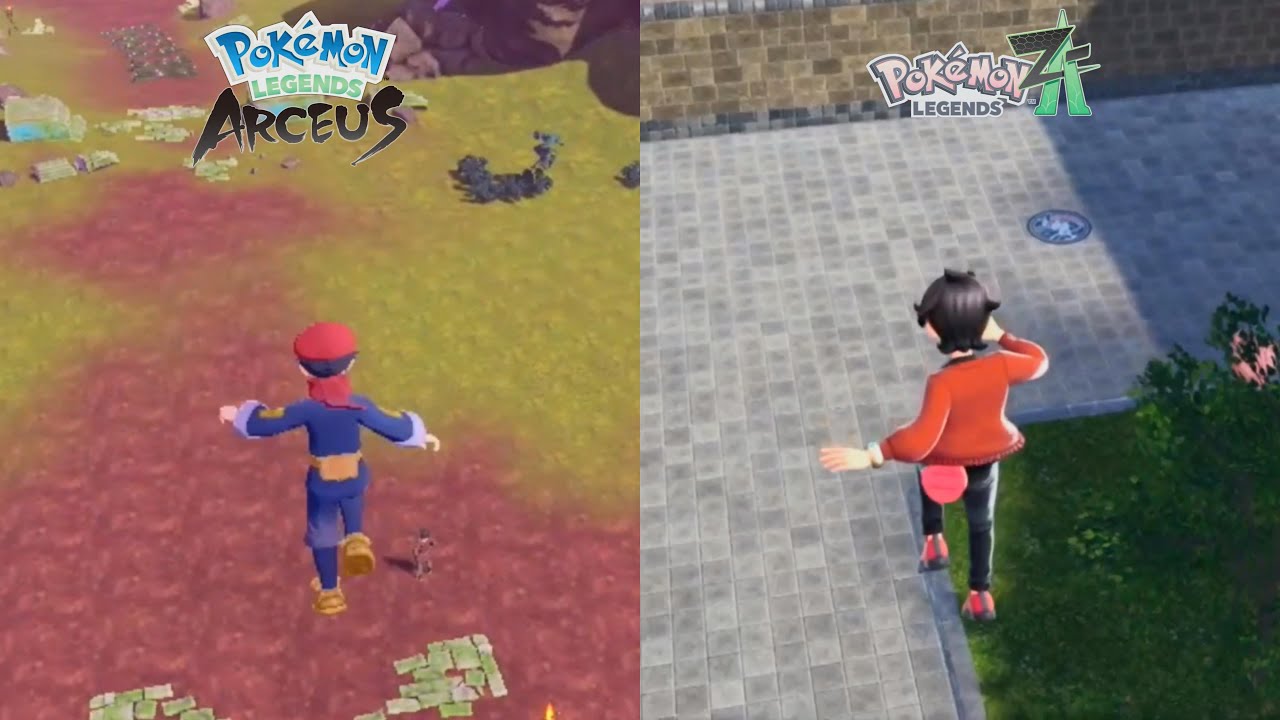 When Legends Arceus, jump you die & Legends Z-A jump alive? (Random Moments)