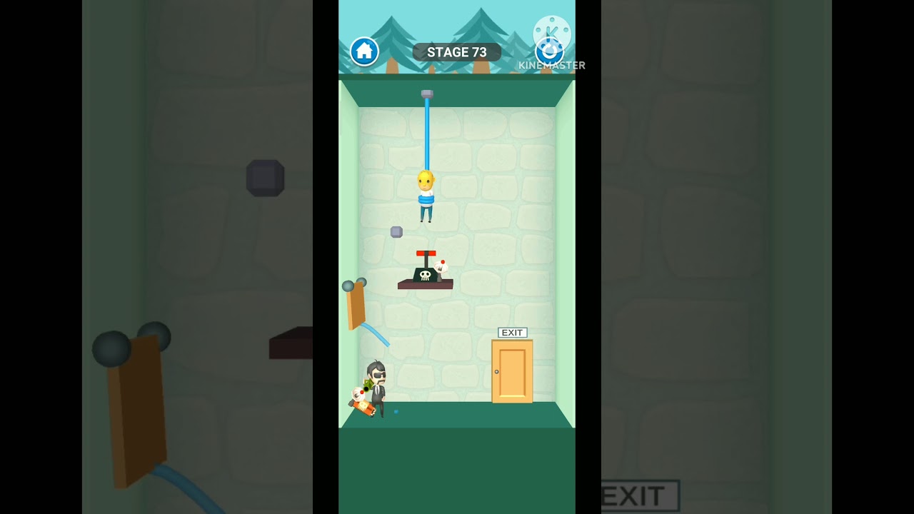 Rescue cut rope puzzle game level 73
