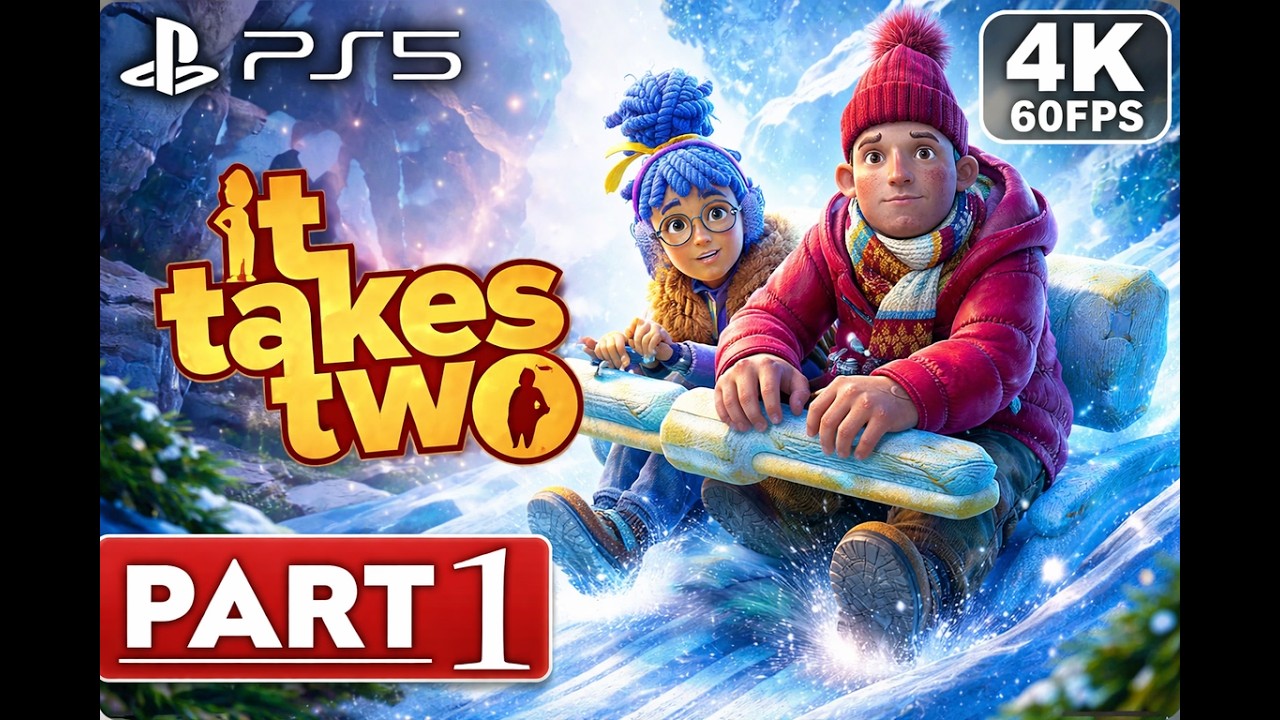 Playing It Takes Two on PS5 With My 4-Year-Old Kid 🧒🎮 | Co-Op Gameplay (Part 1) #ittakestwo #ps5