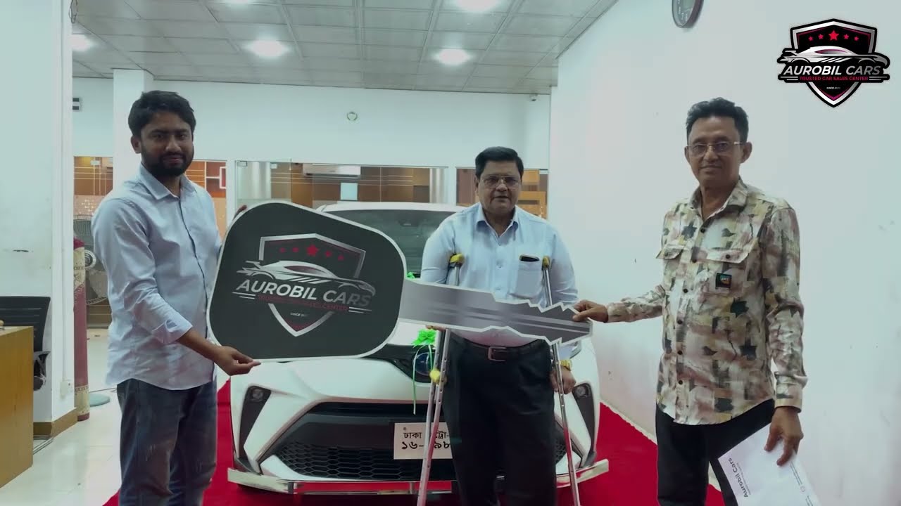 Toyota C-HR Pearl White Delivery | Happy Customer Review | Aurobil Cars Bangladesh