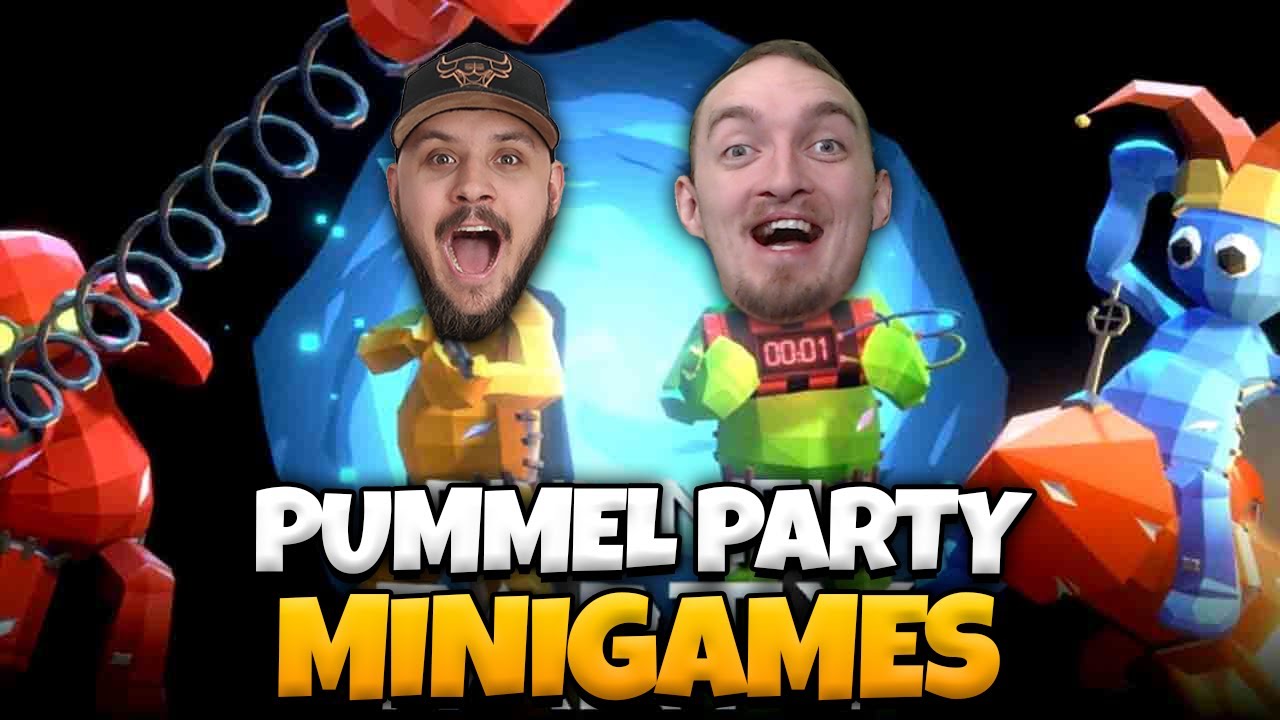 PUMMEL PARTY MINIGAMES - KEVZTER VS KEEBABB