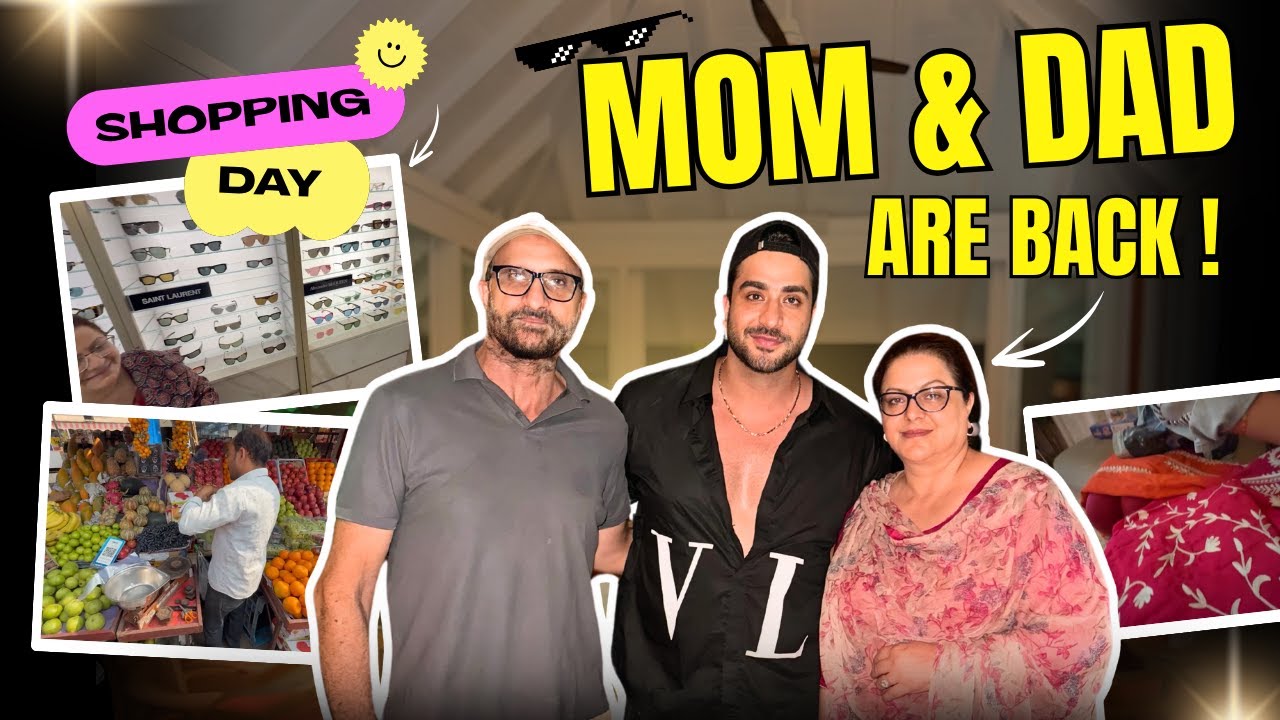 Mom and Dad Are Finally Here | A Fun-Filled Shopping Day Together | JasLy