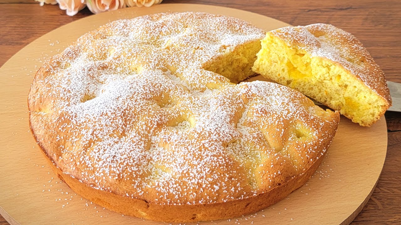 Italian Orange Cake Recipe Only 4 Ingredients!