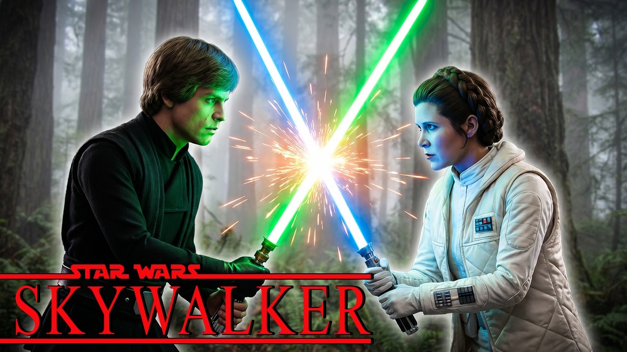 Star Wars: Luke Skywalker Trains Leia