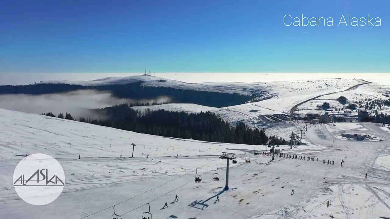 Rânca Telescaun, M3 și M4 (4k video) Cabana Alaska