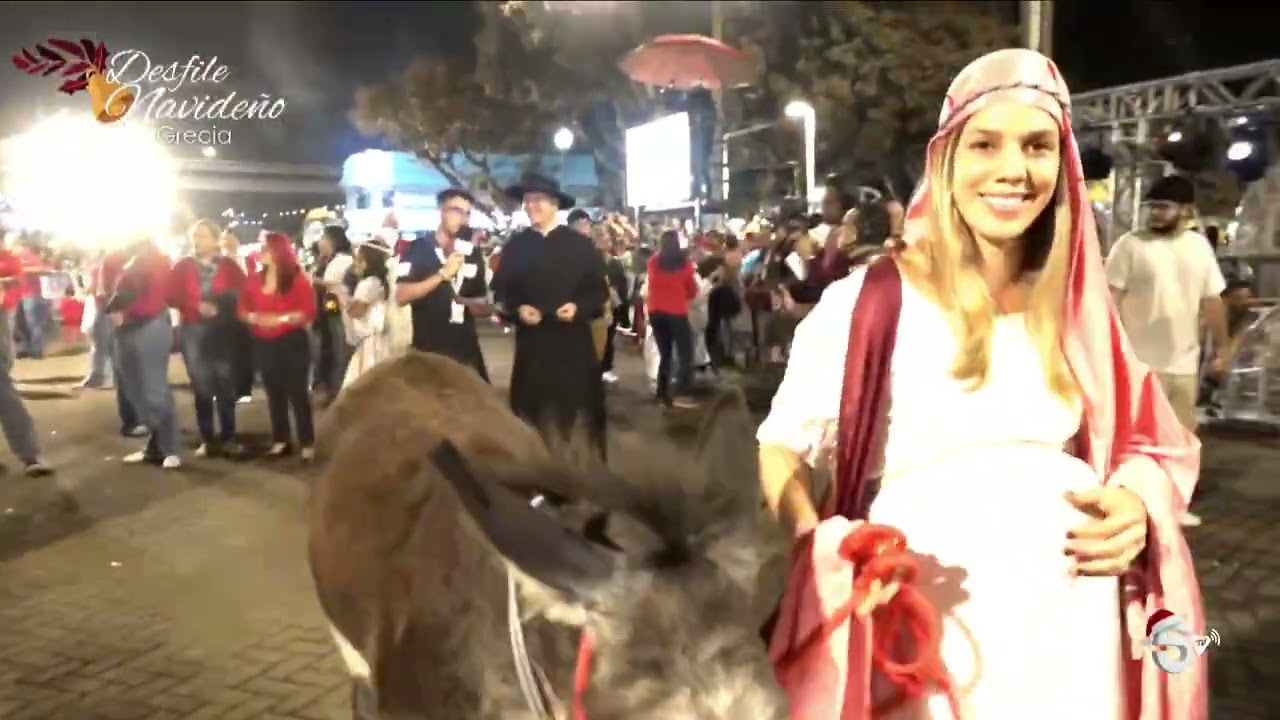 Desfile Nocturno Navideño Grecia Alajuela SuperCable Canal 5 Costa Rica