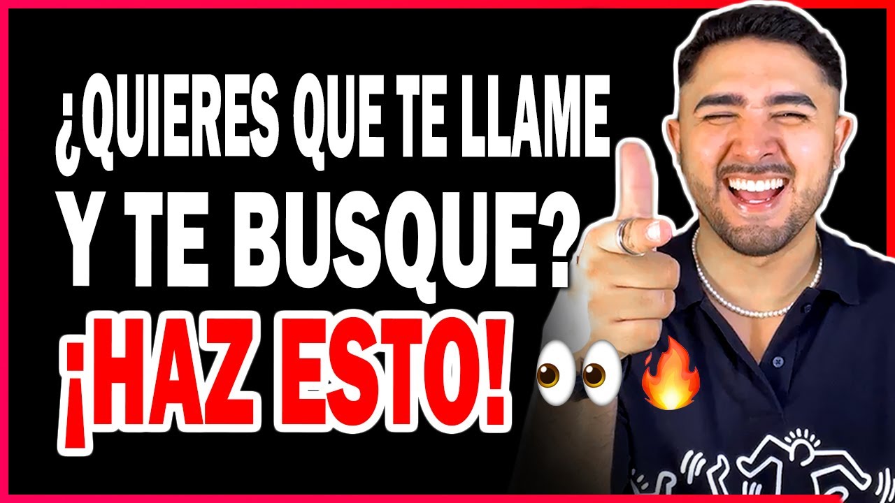 ¿Quieres que te llame, Te escriba y Te busque? HAZ ESTO! 👀🔥 | EN VIVO