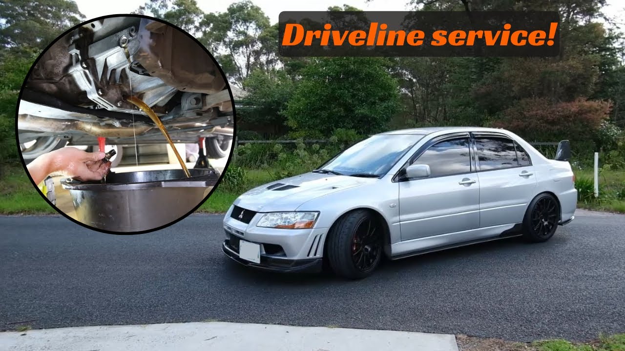 My old Evo 7 gets a driveline service!! (diff + gearbox + transfer case)