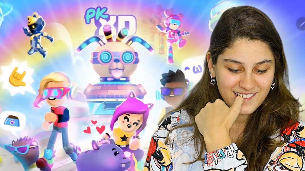 REAGINDO AO MEU PRIMEIRO VIDEO DO PKXD - Mileninha Games