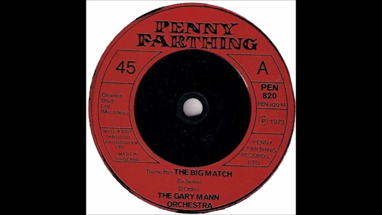 The Gary Mann Orchestra * Theme From The Big Match (La Soiree)