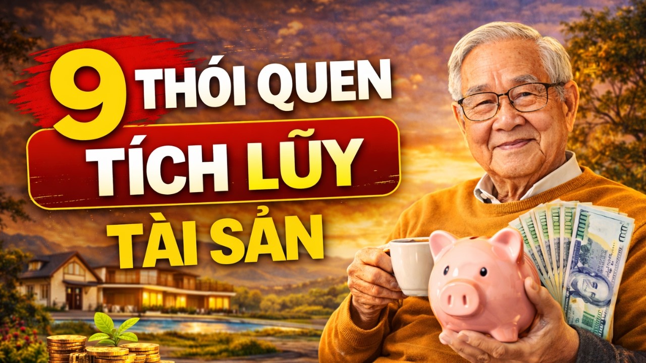 9 THÓI QUEN GIÚP NGƯỜI BÌNH THƯỜNG TÍCH LŨY TÀI SẢN – CÀNG KIÊN TRÌ, CÀNG BỚT LO KHI VỀ GIÀ