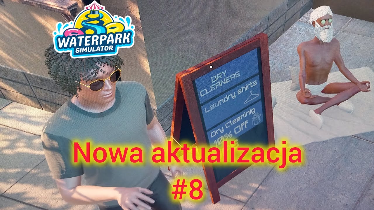 Nowa aktualizacja przyniosła miejscowego szamana i wiele dziwnych rzeczy... 😳 WaterPark Simulator #8