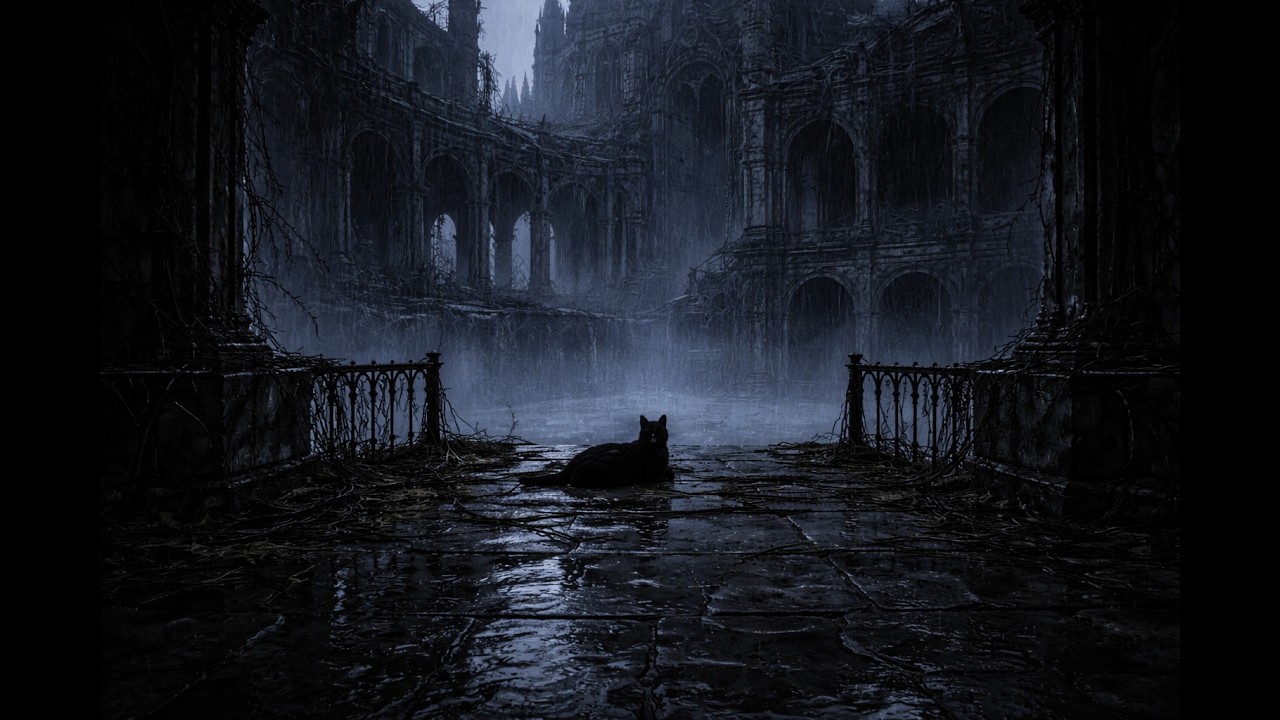 The Safest Room in the Old City 🌧️ | 1.5 Hours Gothic Study Ambience