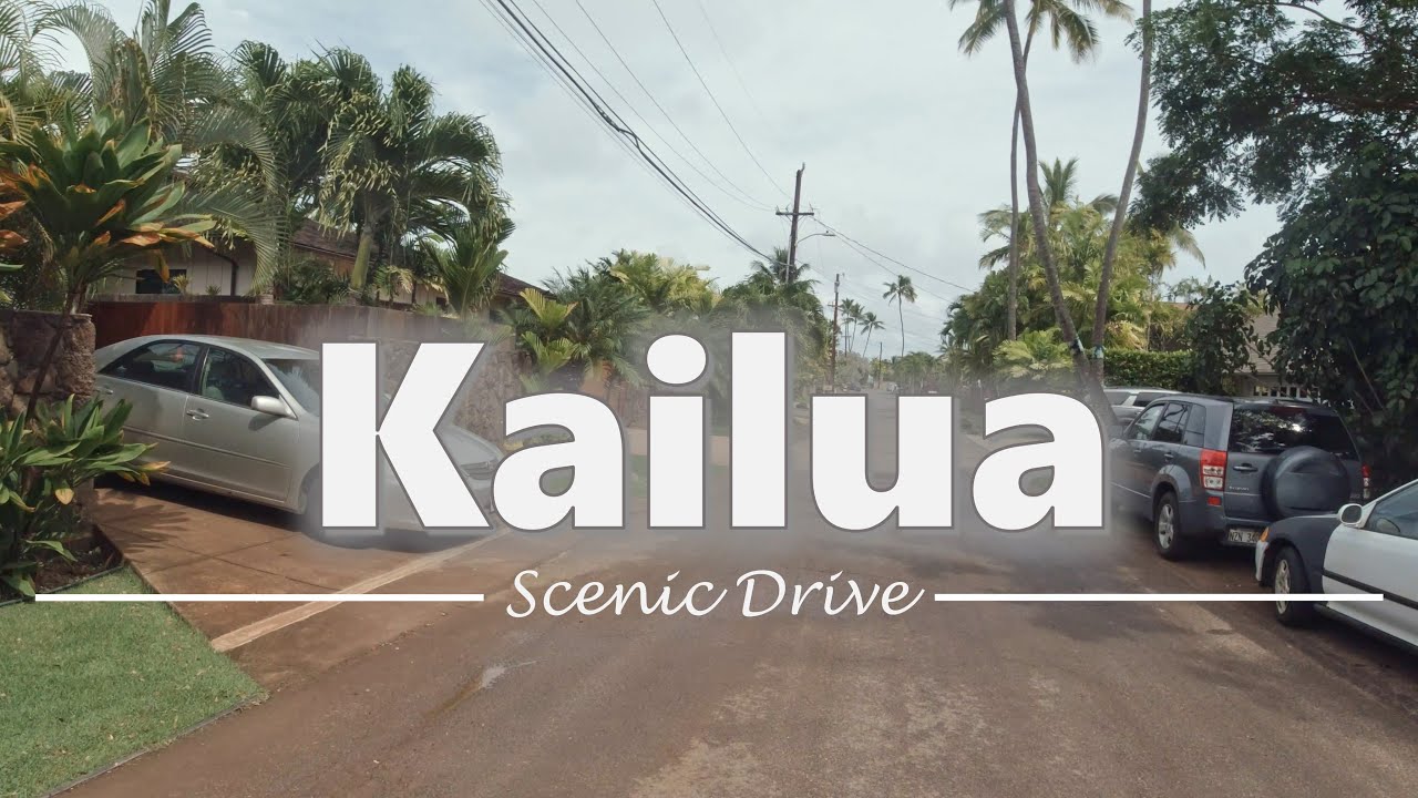 Driving in Kailua, Hawaii - 4K60fps