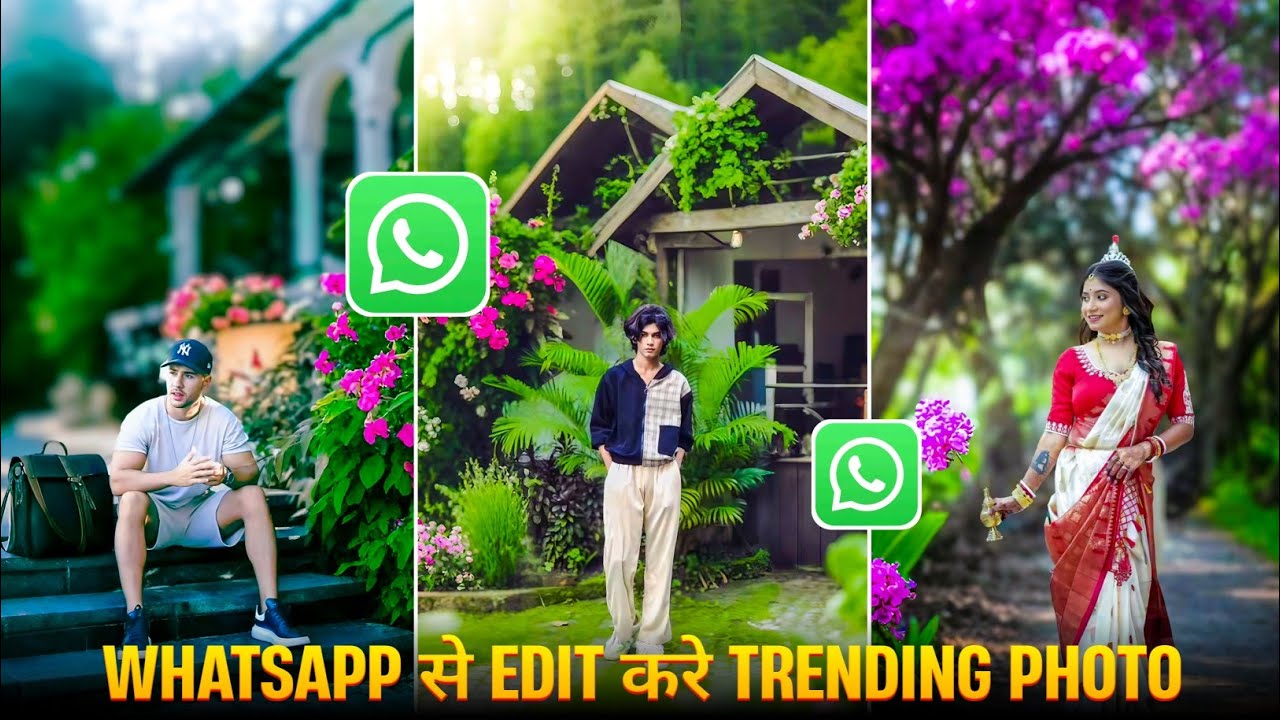 Whatsapp Meta Ai Photo Editing | Whatsapp Se Photo Edit Kaise Kare | Background Change Photo Editing