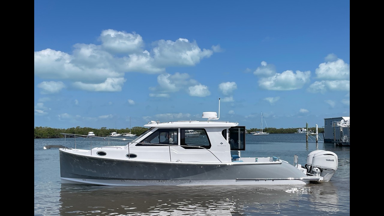 Yacht Works & True North 34 Outboard Express...A boat for all seasons!