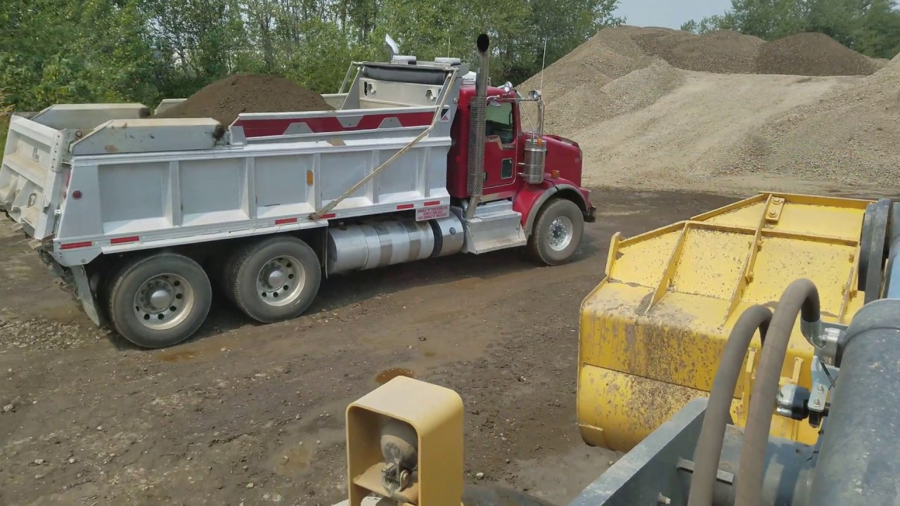 Loading out Dump trucks