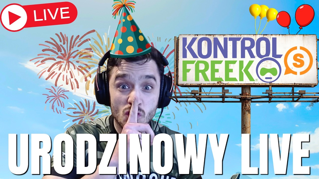 🔴LIVE: URODZINOWY PRZEDŁUŻANY LIVE STREAM🔥!ZABAWA !PRZEDŁUŻ !KOMENDY !WSPARCIE !FREEK !PAD !SENS