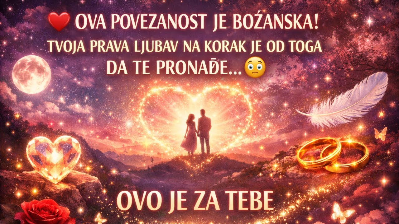 ❤️ OVA POVEZANOST JE BOŽANSKA! TVOJA PRAVA LJUBAV NA KORAK JE OD TOGA DA TE PRONAĐE…😳