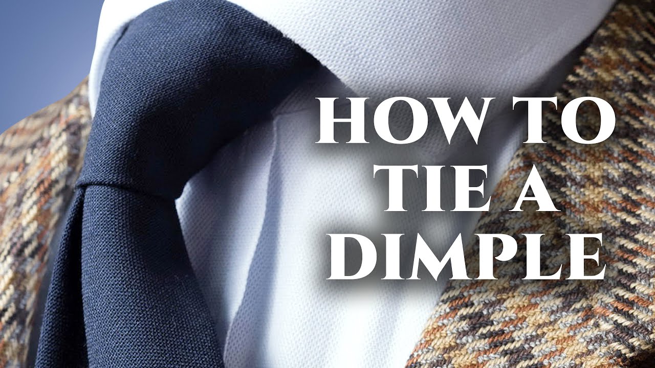 Руководство по созданию ямочек на галстуке: как завязать галстук с ямочкой на любом узле
