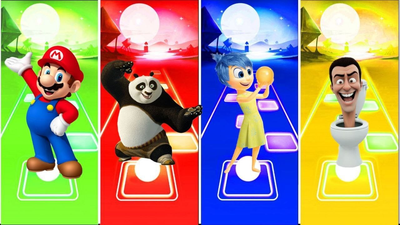 Mario 🆚️ Po 🆚️ Joy 🆚️ Mr  Bean 😎🔥