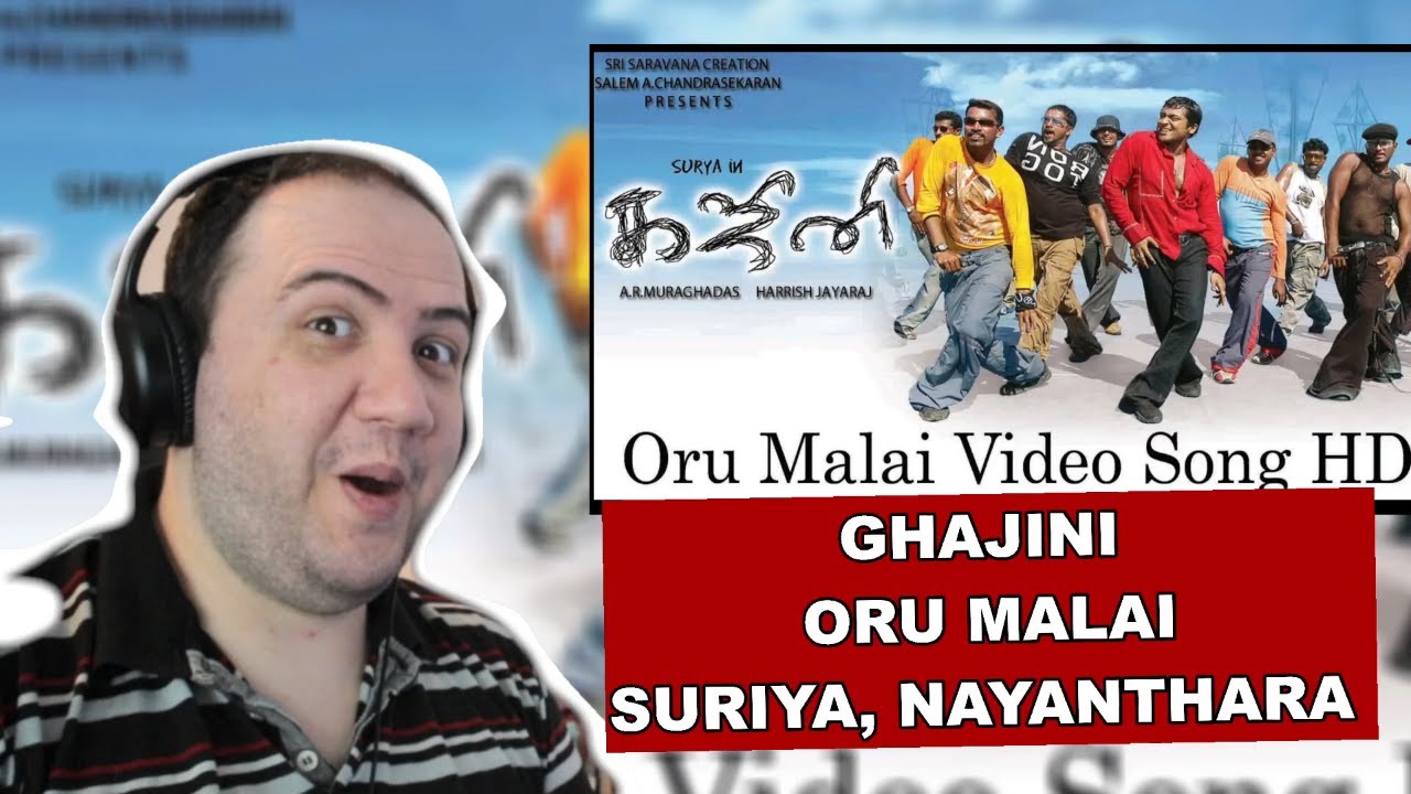 Oru Maalai Song Reaction - Ghajini | Suriya, Asin, Nayanthara | Harris Jayaraj | A.R. Murugadoss