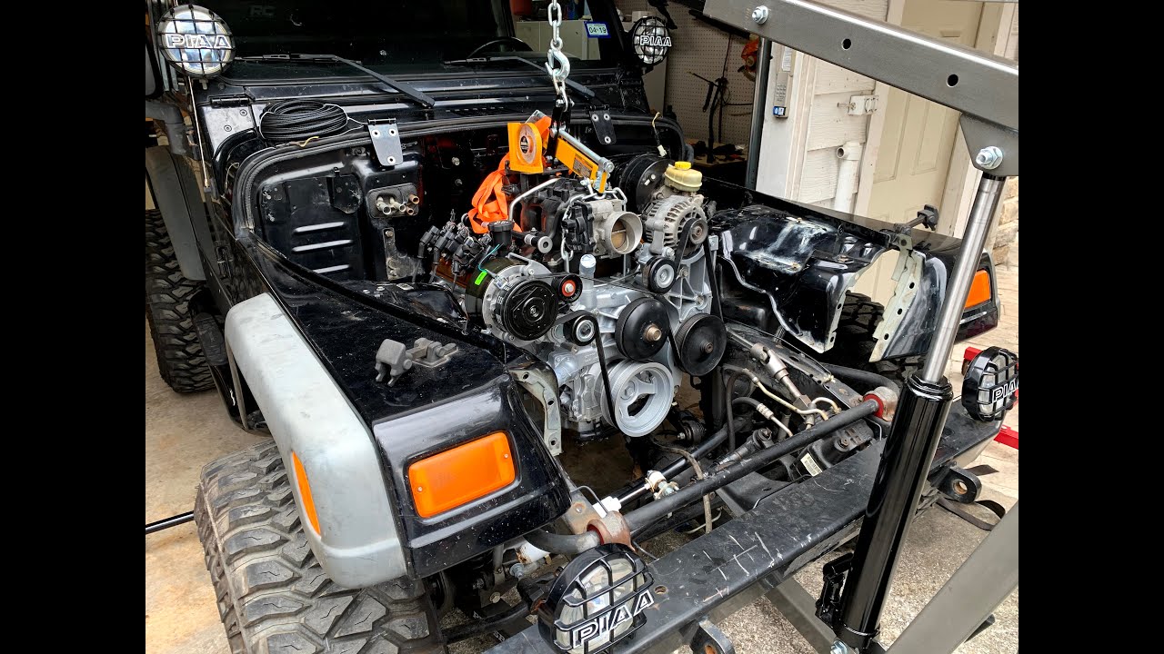 Jeep Wrangler TJ - 5.3L LS Swap - Part 3