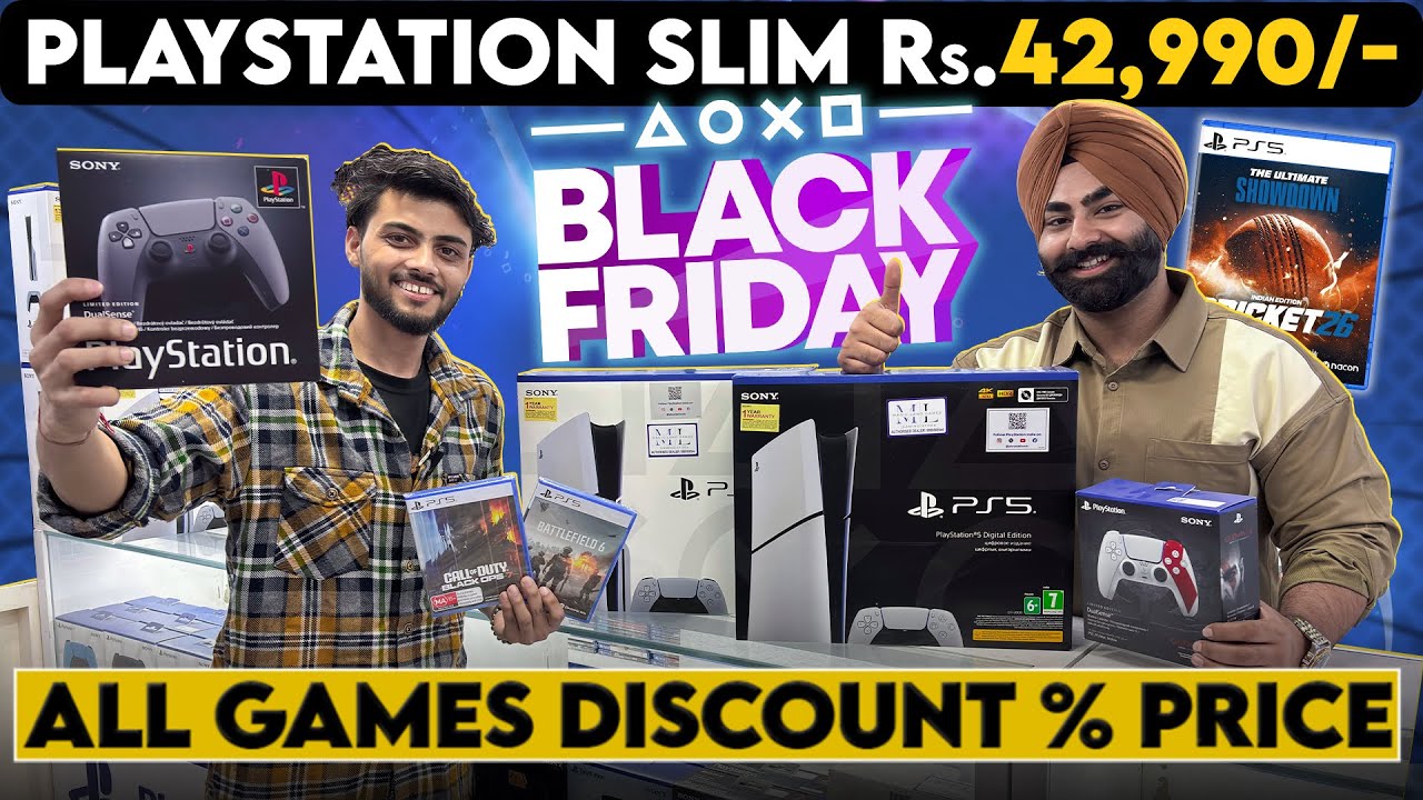 PS5 Slim Black Friday Biggest Sale 2025 Check Deal Games Discount % And Accessories|Vlog217
